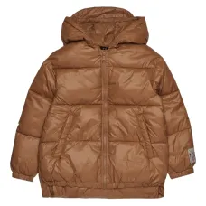 Стеганая куртка с капюшоном