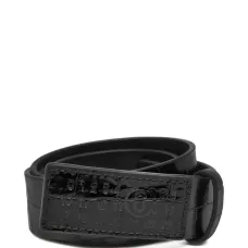 Ремень с тиснением под кожу крокодила