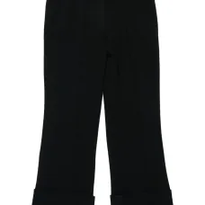 Брюки с нашивкой-логотипом