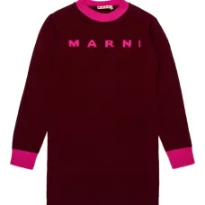 платье с логотипом вязки интарсия