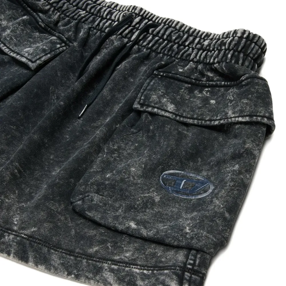 джинсовая юбка с карманами карго