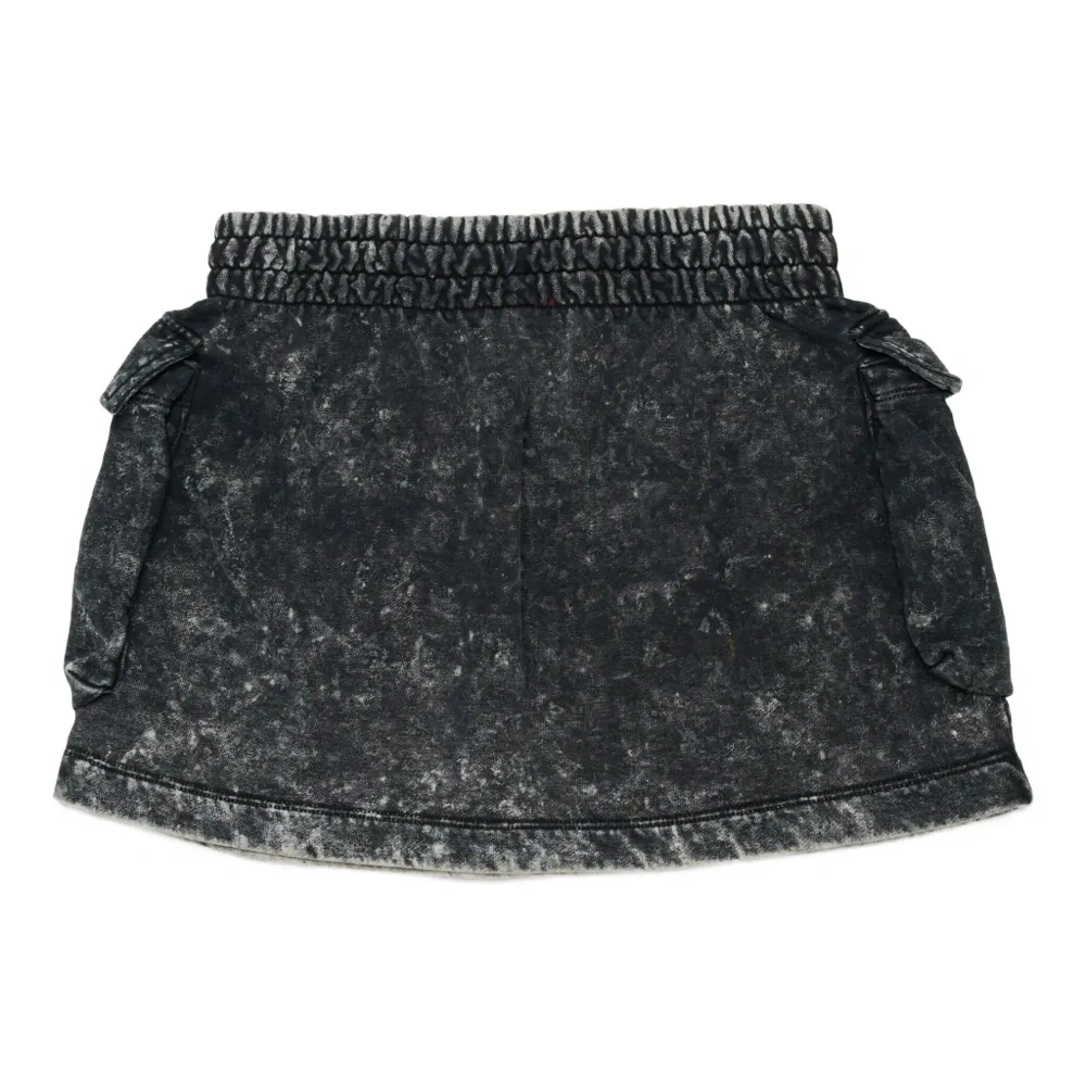 джинсовая юбка с карманами карго