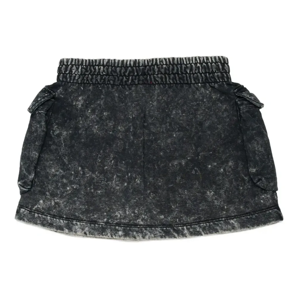 джинсовая юбка с карманами карго