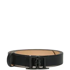 Ремень с пряжкой-логотипом