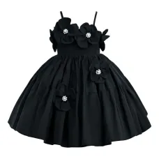 Платье с цветочным декором