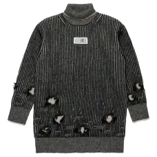 шерстяное платье с нашивкой-логотипом