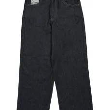 Джинсы с вышитым логотипом