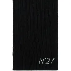 Шарф с вышитым логотипом