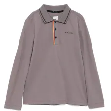 Рубашка поло с вышитым логотипом