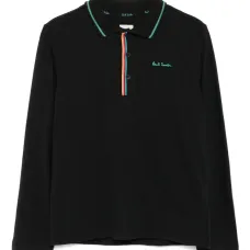 рубашка поло с вышитым логотипом