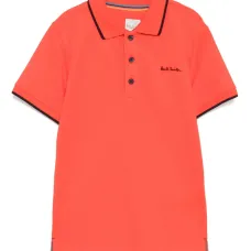 Рубашка поло с вышитым логотипом