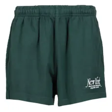 Шорты с вышитым логотипом