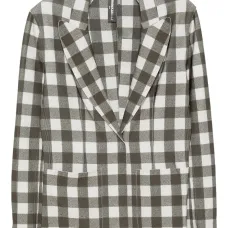 Однобортный пиджак в клетку Однобортный пиджак в клетку