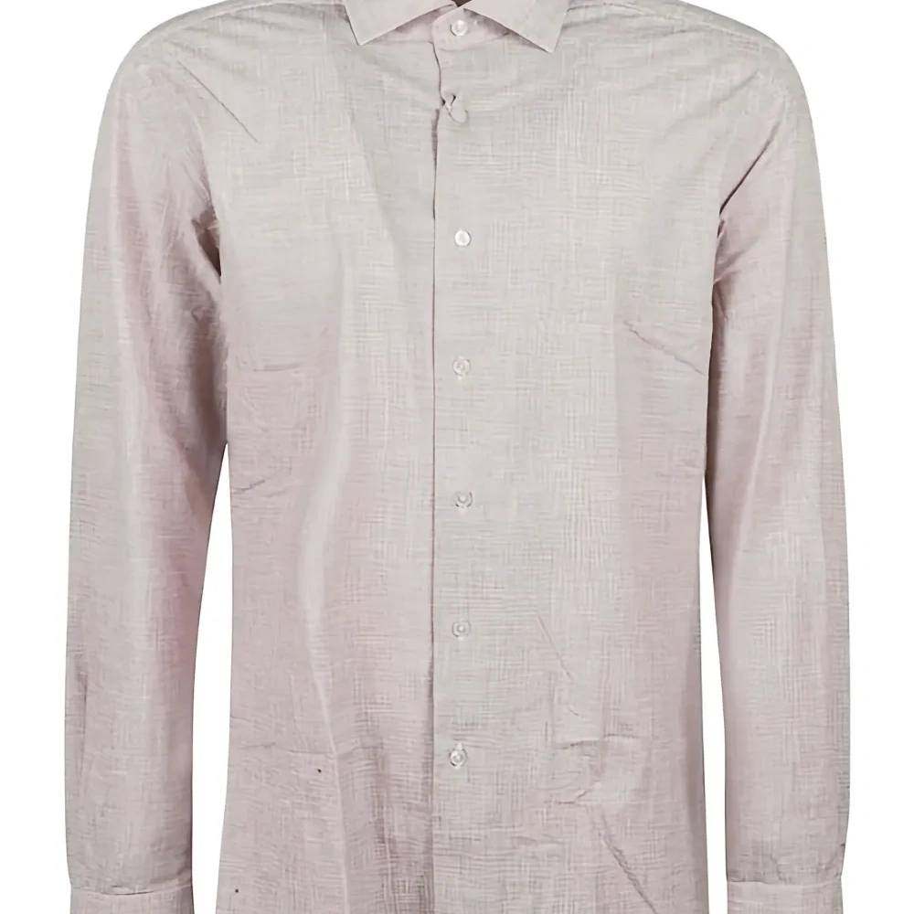 Фактурная рубашка на пуговицах