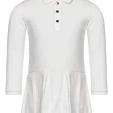 Платье поло со складками