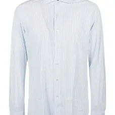 Полосатая рубашка с длинными рукавами