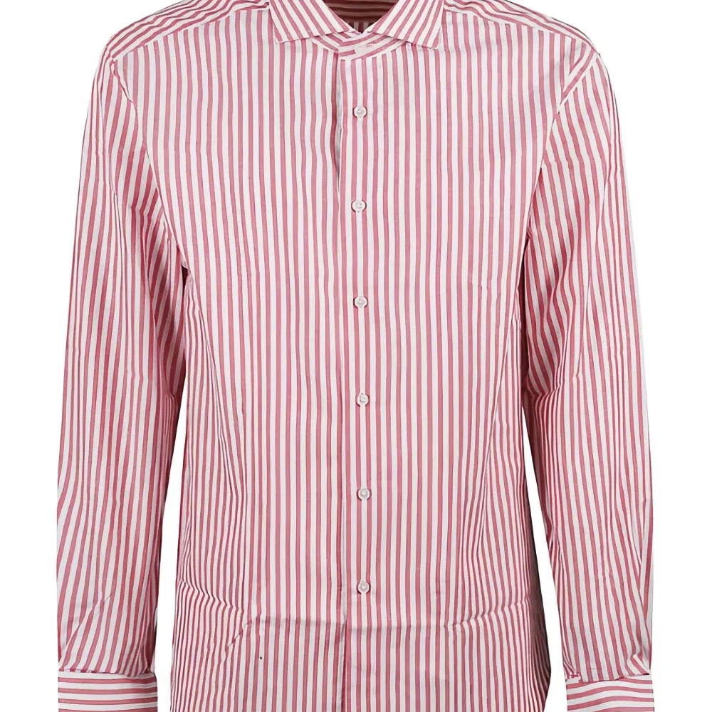 Полосатая рубашка с длинными рукавами