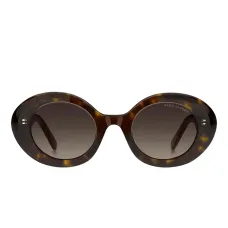 Солнцезащитные очки в овальной оправе