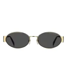 Солнцезащитные очки в овальной оправе
