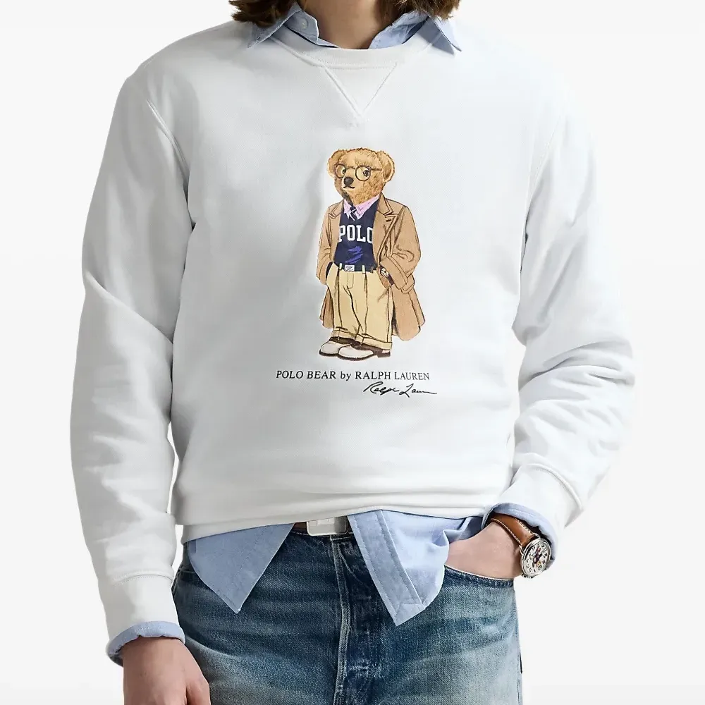 Флисовая толстовка с принтом Polo Bear