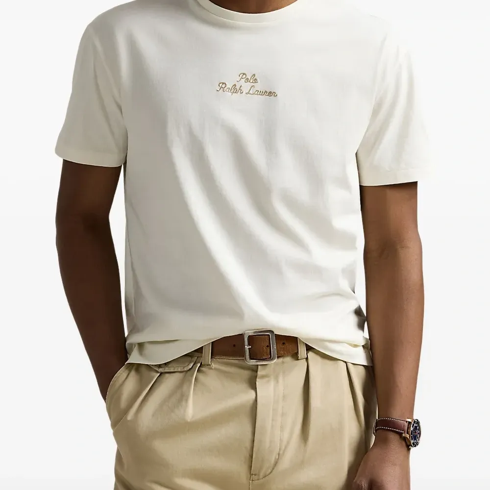 футболка с круглым вырезом