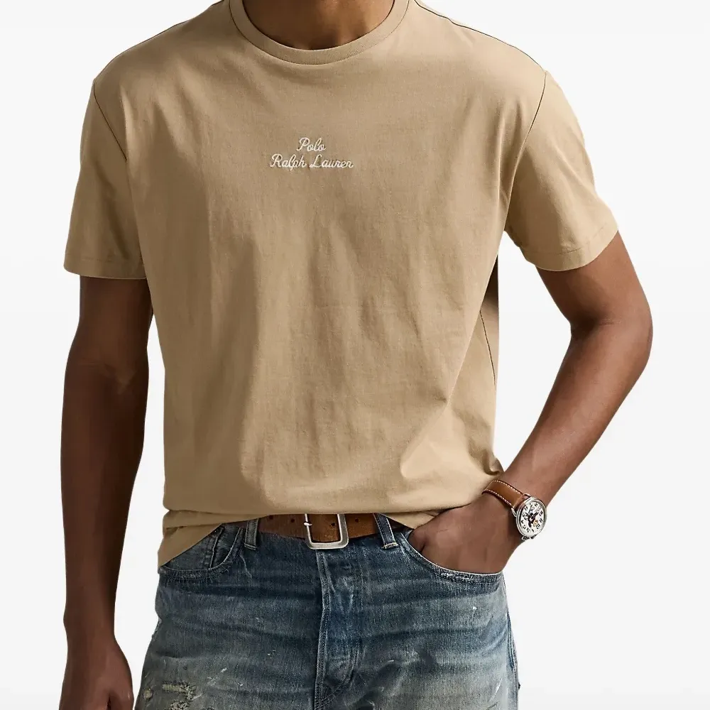 футболка с круглым вырезом