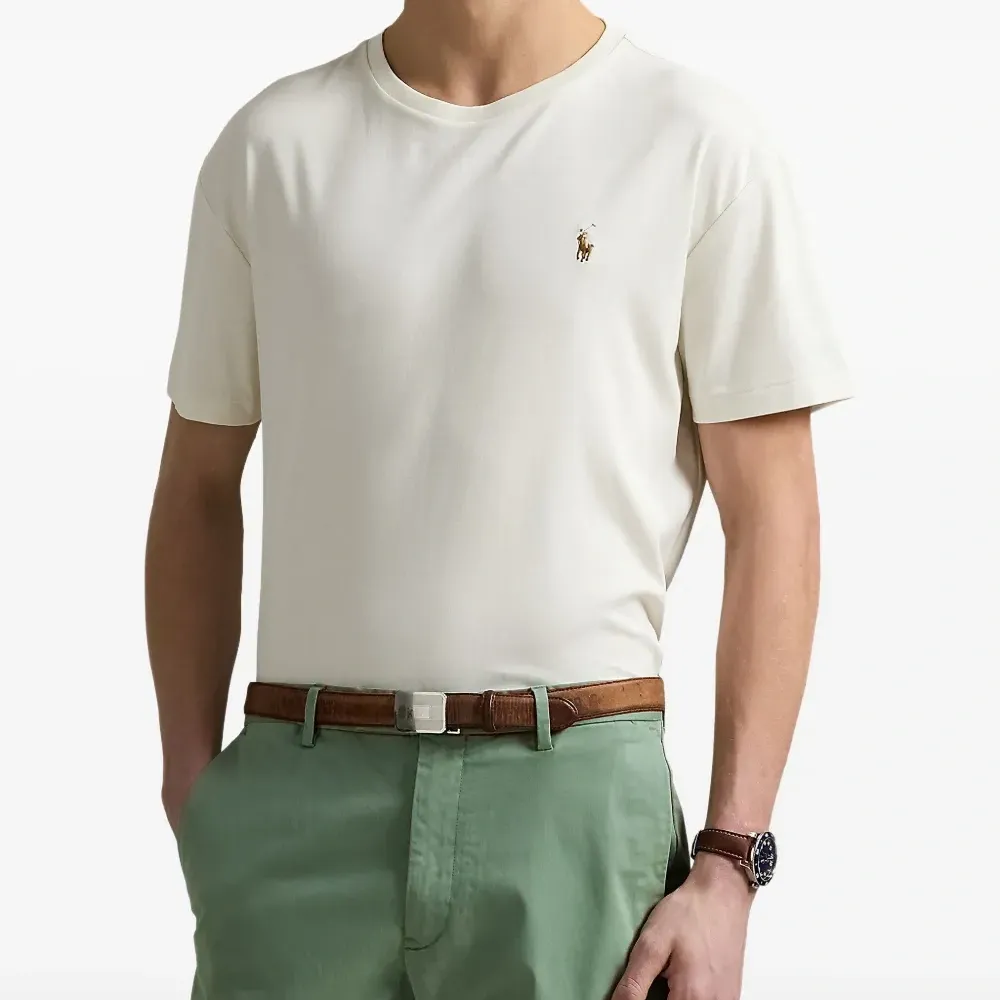 футболка с круглым вырезом