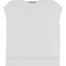 Топ с контрастной отделкой