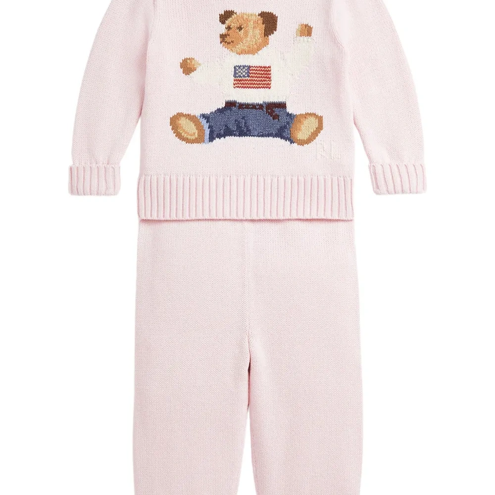 комплект из топа и брюк с логотипом Polo Pony