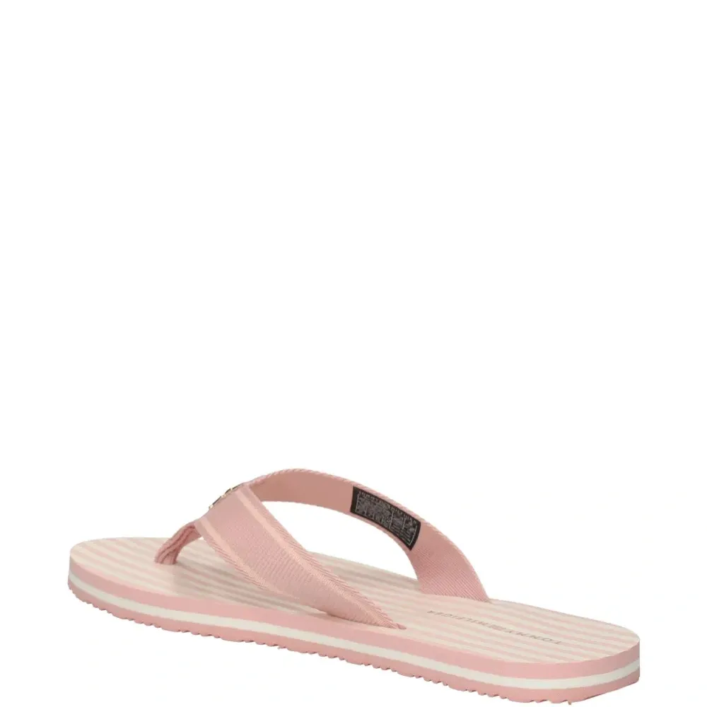 Шлепанцы в полоску