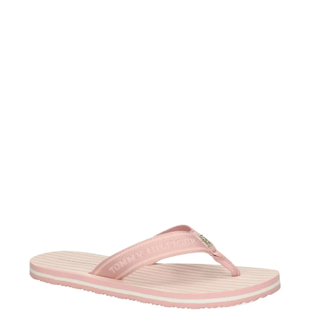 Шлепанцы в полоску