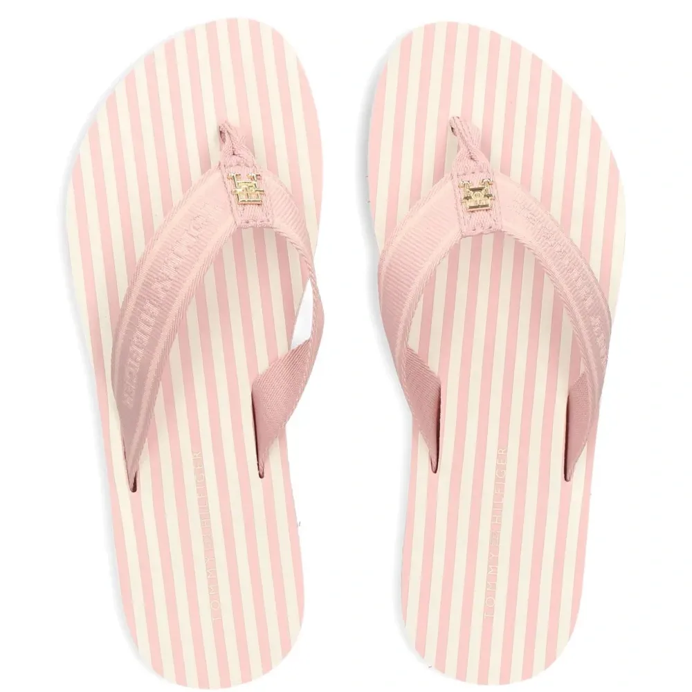 Шлепанцы в полоску