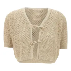 кардиган с завязками