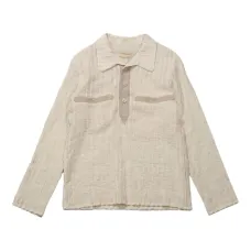 Textured two-pocket shirt