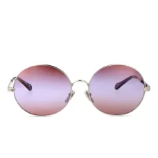 солнцезащитные очки в круглой оправе с эффектом градиента