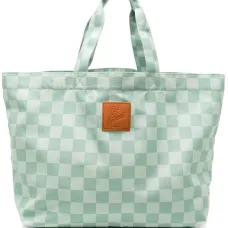 большая сумка-тоут в клетку