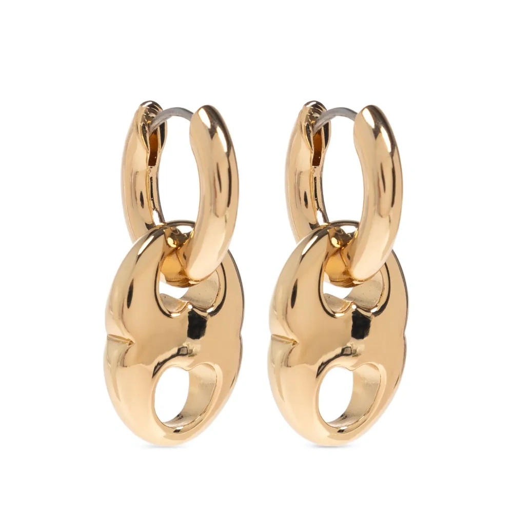 Маленькие серьги-кольца Gemini