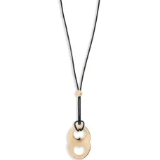 кожаное колье