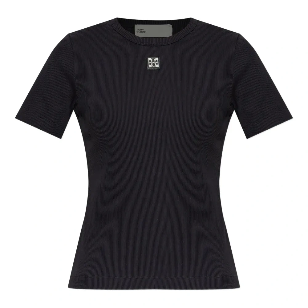 Футболка с нашивкой-логотипом