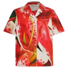 Рубашка с цветочным принтом