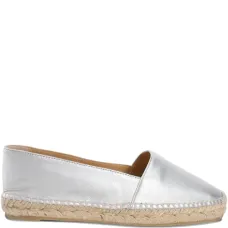 Эспадрильи с эффектом металлик