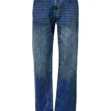 Джинсы с эффектом потертости