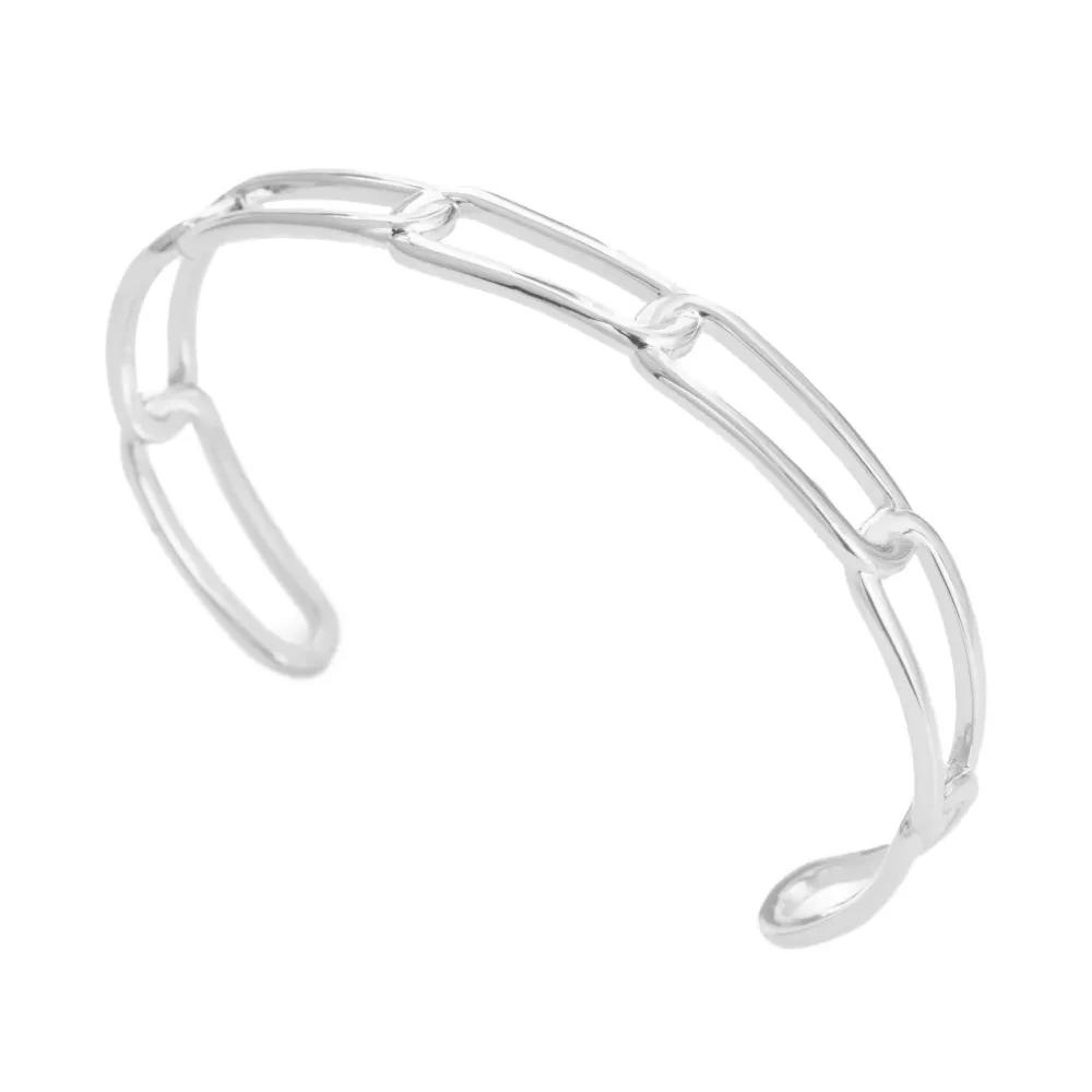 Браслет с квадратными звеньями