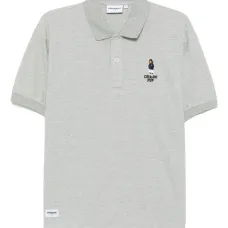 рубашка поло с вышитым логотипом