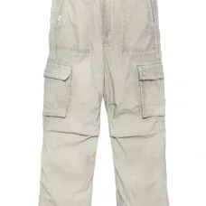 брюки с нашивкой-логотипом