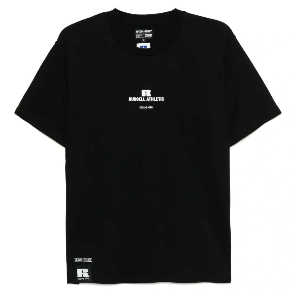 футболка с логотипом из коллаборации с Russell Athletic