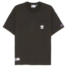 футболка с нашивкой-логотипом из коллаборации с Russell Athletic