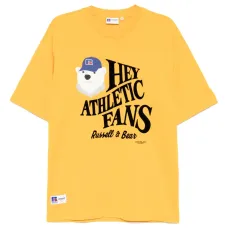 футболка с графичным принтом из коллаборации с Russell Athletic