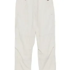 брюки с нашивкой-логотипом