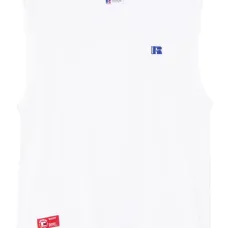 жилет с нашивкой-логотипом из коллаборации с Russell Athletic